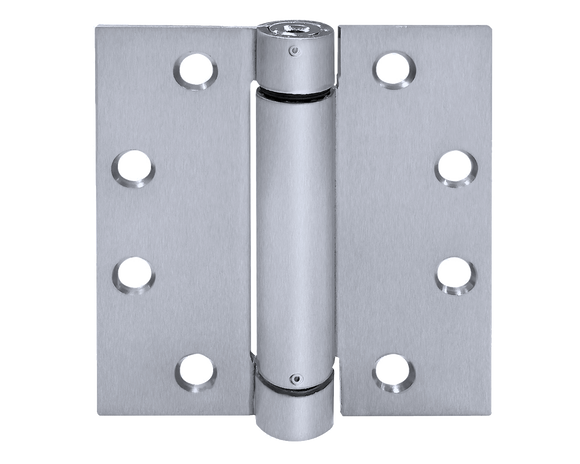 Tell Manufacturing Spring Hinge with Square Corners, Stainless Steel, 4