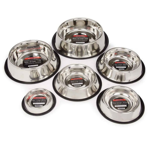 PetEdge ProSelect X-Super Heavy Duty No-Tip Mirror Bowls 1 Pint